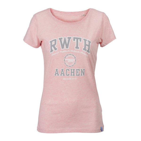Damen T-Shirt Premium Texas heather pink
