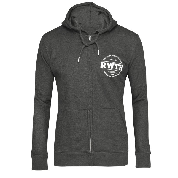 Unisex Zip Hoodie Parker Edged grey