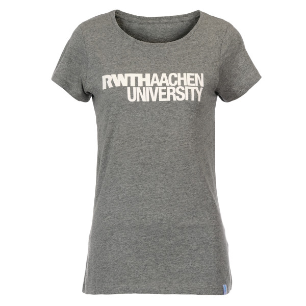 Damen T-Shirt heather grey mit RWTH Logo
