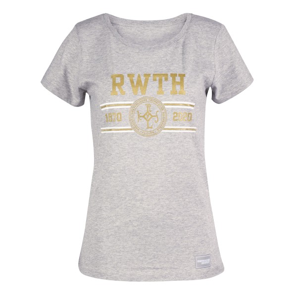 Damen T-Shirt Premium Anniversary heather grey